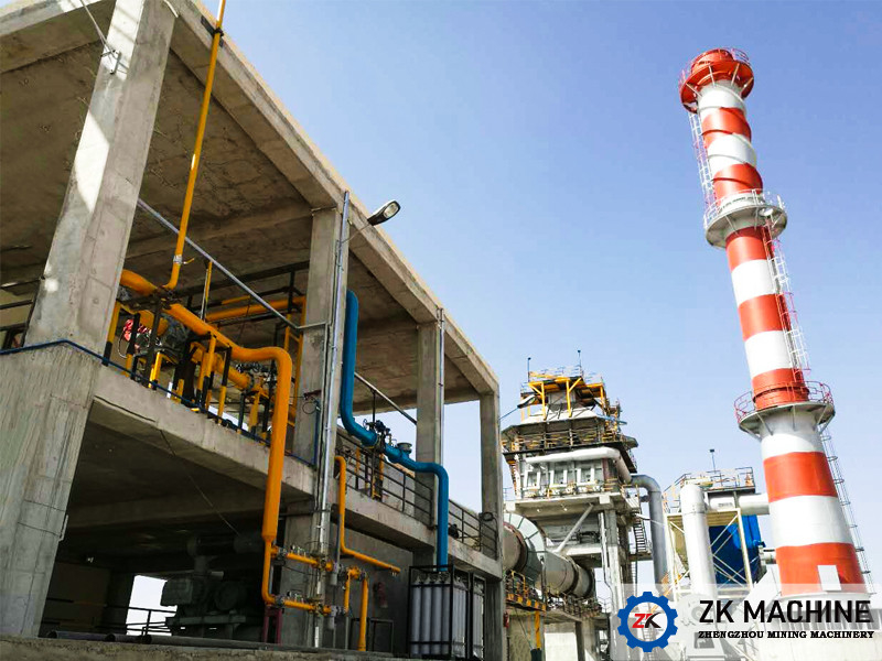150m kiln Linia produkcyjna wapna aktywnego