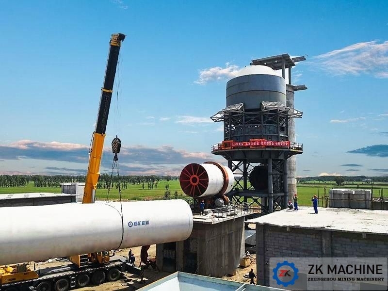 Nowy projekt 600 T/D Sprzęt linii produkcyjnej wapna aktywnego z podgrzewaczem
