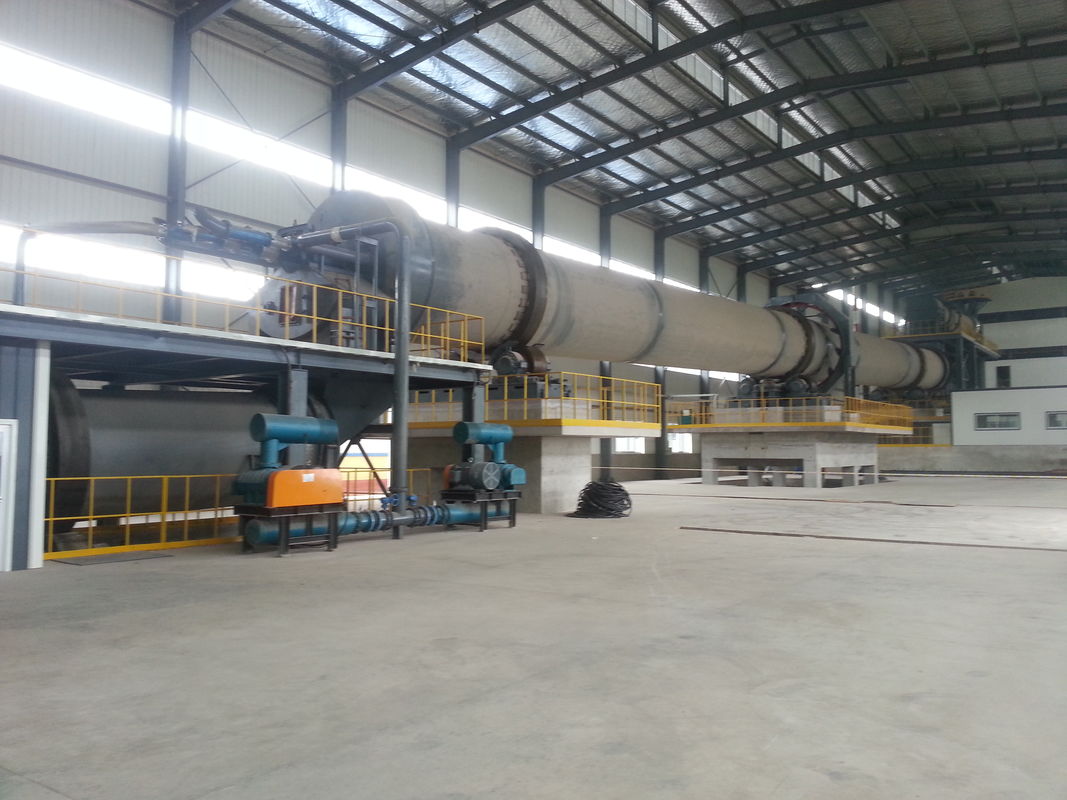 0,8-105 T / H Lekki kruszywo z rozszerzonej gliny Piec obrotowy Rozsądna konstrukcja zakładu