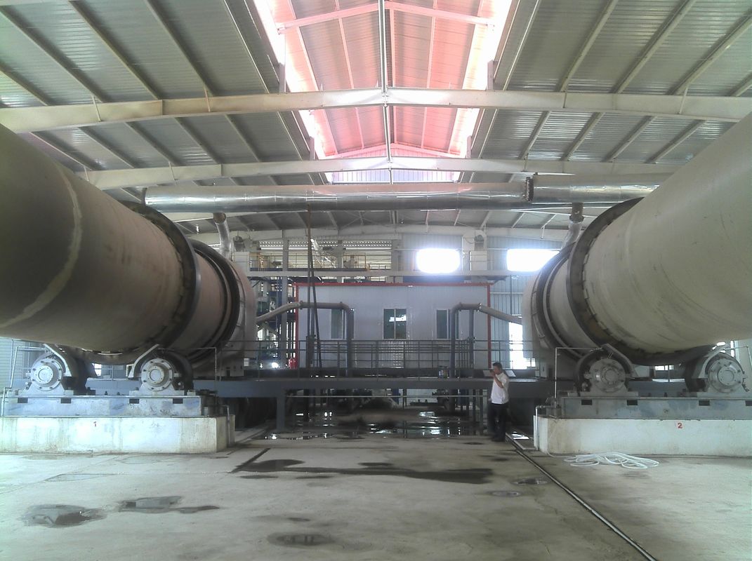 0,8-105 T / H Lekki kruszywo z rozszerzonej gliny Piec obrotowy Rozsądna konstrukcja zakładu