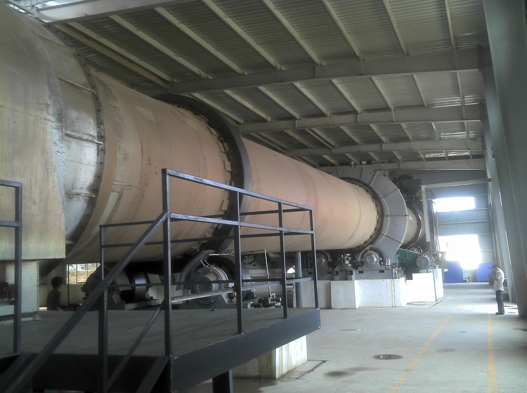0,8-105 T / H Lekki kruszywo z rozszerzonej gliny Piec obrotowy Rozsądna konstrukcja zakładu