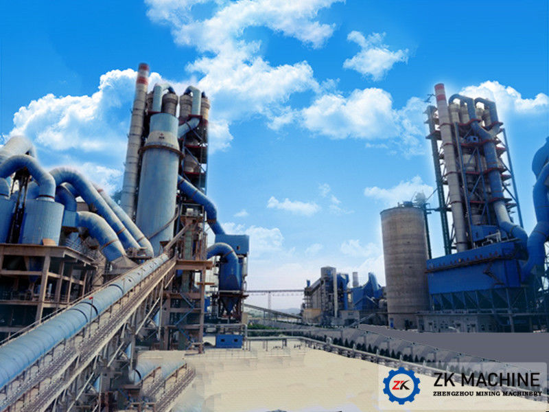 Energooszczędna linia produkcyjna cementu / piec obrotowy Ochrona środowiska od 50t / d do 3000t / d