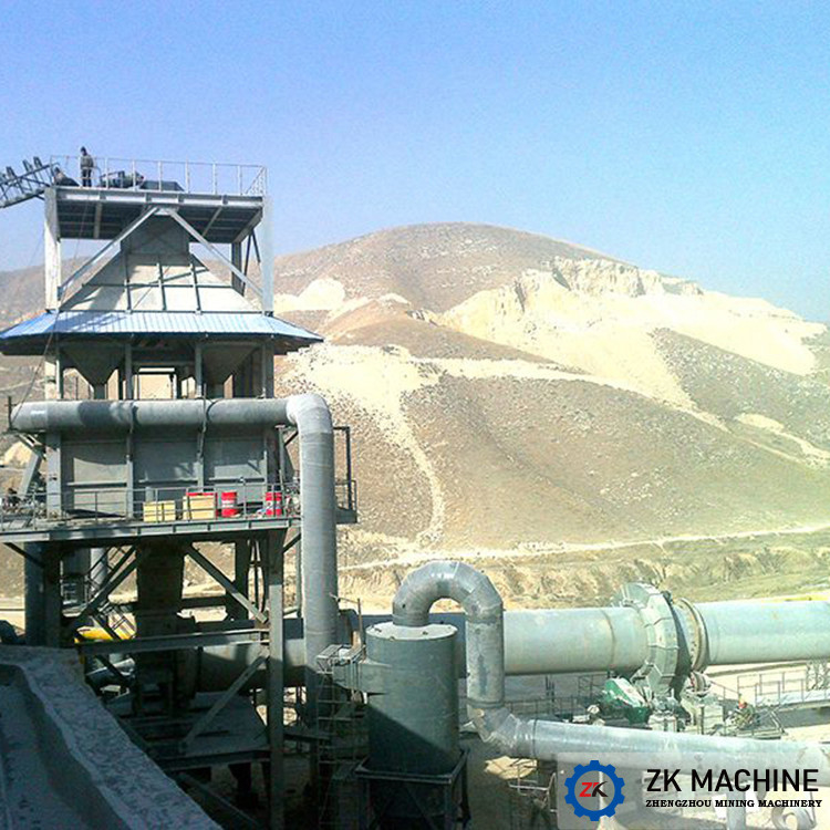 150m kiln Linia produkcyjna wapna aktywnego